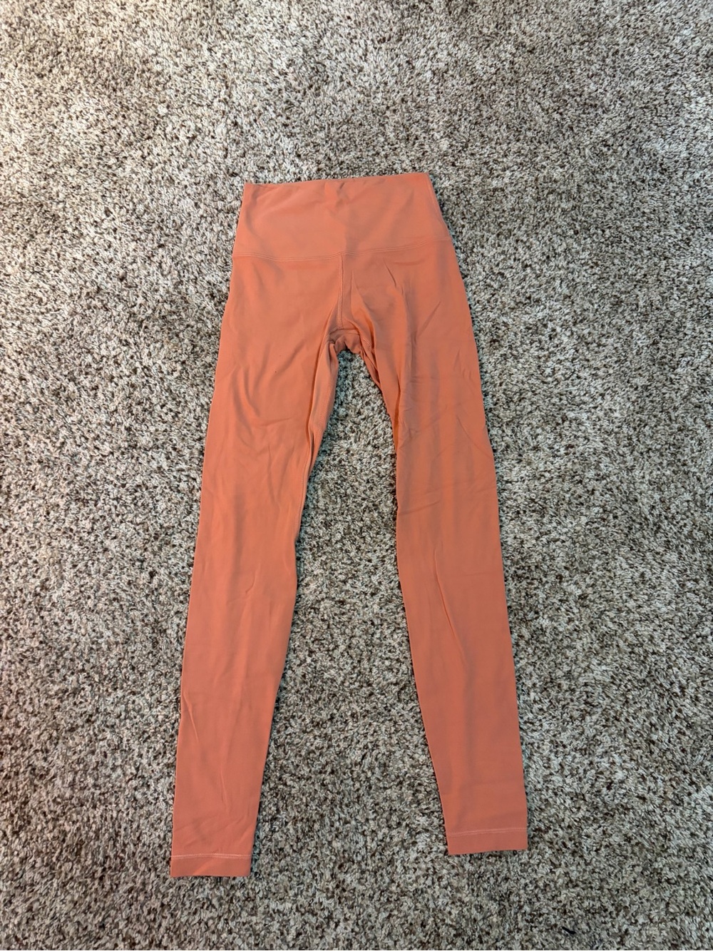 Lululemon orange align leggings
